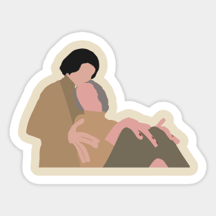 Hotdog Finger Universe Sticker